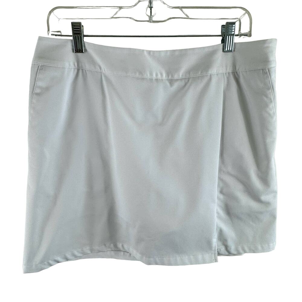 Adidas White ClimaCool Short Athletic Tennis Skirt Skort Tennis Golf Size 10